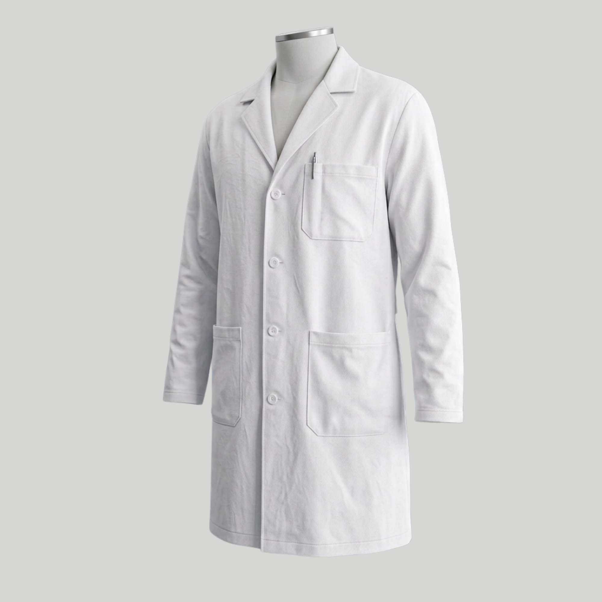 BATA MÉDICA 65% ALGODÓN + 35% POLIESTER